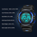 Kids Watch,Boys Watch for 3-15 Year Old Boys,Digital Sport Outdoor Multifunctional Chronograph LED 50 M Waterproof Alarm Calendar Analog Watch for Children with Silicone Band,Kids Gift by TinyTreasures Baby Boutique
