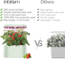 inbloom Hydroponics Growing System Kit Indoor Garden with LED Grow Light and Pod Kit, Plants Germination Kit for 5 Pods, Mufga Hydroponics Garden, Height Adjustable, Gardening Gifts(Green) by GreenHaven Gardens