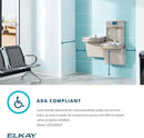 Elkay LZS8WSSP Enhanced Bottle Filler & Single ADA Cooler Refrigerated Stainless High Capacity Lead Drop Down Wrapper by CozyNest Decor