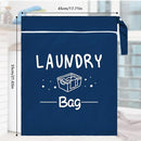 2 Pcs Large Travel Laundry Bags - Waterproof Wet Dry Bags for Gym Clothes, Swimming, Yoga (Wine+Navy) by TinyTreasures Baby Boutique