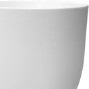 12/10/9 inch Large Plant Pots, 3 Pack Modern Decorative Plastic Planters with Drainage Holes and Saucers, Flower Pots for Indoor Outdoor Plants, White by GreenHaven Gardens
