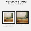 Homeforia 16x16 Black Wood Frame, High End Oak 16 x 16 Square Picture Frames with Mat 12 by 12 inches Photo, 16by16 Black Wooden Poster Frames Matted to 12x12 Print, Tempered Glass, Wall Kit, Set of 1 by CozyNest Decor