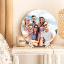 Generic Custom Clocks for Walls Personalized Clocks with Picture Customize Gifts for Kitchen Bathroom Home Wedding Friend Family Lover, 10inch-25cm by TinyTreasures Baby Boutique
