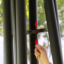 ASTARIN 65 in Wind Chimes for outisde - Extra Large Outdoor Handcrafted WindChimes,Deep Tone Metal Chimes for Garden Decor, Large Windchimes Deep Resonance, 2.27in Tubes Weather-Resistant, Black by CozyNest Decor