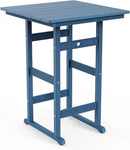 Adirondack Outdoor Bar Table, Durable HDPE Composite, Weather Resistant, Easy to Clean, Perfect for Backyard and Poolside Use, Navy Blue by GreenHaven Gardens