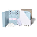 Savor | The Original Deluxe Baby Keepsake Box | Fabric Bound Acid-Free Gender-Neutral Minimalist Newborn Keepsake and Memory Organizer with Labels | for Pregnancy, Mother’s Day, Baby Shower, New Baby