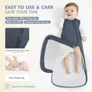 HAPIU Unisex Rayon Made from Bamboo Baby Sleep Sack TOG 1.0, 2-Way Zipper YKK, Wearable Blanket Baby by TinyTreasures Baby Boutique