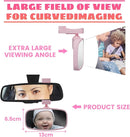 360-Degree Baby Car Mirror for Rear-Facing Seats,Kids Safety Mirrors with Tool-Free Installation,Kids Rear View Mirror BPA-Free Shatterproof & ASTM Certified (Adjustable 14"-22") (PINK) by TinyTreasures Baby Boutique