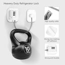 Cabinet Locks with Combination,Drawer Lock,Child Proof Refrigerator Lock,Child Safety Locks for Cabinets (White 4pcs) by TinyTreasures Baby Boutique