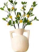 ucky Artificial Lemon Branches，4pcs of 27 Inch, Realistic Green Leaves and Yellow Lemon Fruit, Spring Summer Decoration Plants, Kitchen Decor Plant, Home Decor Plants，Greenery Stems by CozyNest Decor