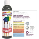 Colorations Liquid Watercolor Paint, 8 fl oz, Lilac, Non-Toxic, Painting, Kids, Craft, Hobby, Fun, Water Color, Posters, Cool effects, Versatile, Gift, Lime by TinyTreasures Baby Boutique