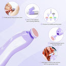 Baby Nail Trimmer Electric, 6 in 1 Baby Nail File Clippers Infant Grooming Kit Manicure Set for Toddler or Adults, Purple by TinyTreasures Baby Boutique