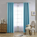 NICETOWN Room Darkening Curtain Panels - (52 inches W x 120 inches L, Teal Blue, 2 Panels) Toddler Boy Bedroom Drapes with Grommet Top, Energy Smart Window Treatment Curtains by TinyTreasures Baby Boutique