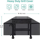 5004 Hard Top Lid for Blackstone 36" Griddle, Fits 36" Front or Rear Grease Griddle, 1528 Flat Top Gas Grill Cover by GreenHaven Gardens