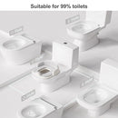 Bebamour Potty Training Toilet 3 in 1 Multi-Functional Potty Seat Detachable Baby Potty Step Stool Anti-Slip Stable Potty Training Toilet with 100 Pack Trash Bags for Baby Toddler Kids(Grey) by TinyTreasures Baby Boutique