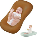 Baby Lounger Pillow, Infant Lounger for 0-24 Months, Soft Cotton and Portable Baby Lounger for Home (Brown) by TinyTreasures Baby Boutique