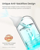 GROWNSY Nasal Aspirator for Baby, Upgraded 5 Suction Levels Baby Nose Sucker, IPX7 Waterproof Electric Nose Suction for Baby, Booger Sucker for Toddlers with Music & Light Functions (Blue) by TinyTreasures Baby Boutique