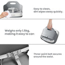Baby Booster Seats, Toddler Booster Seat for Dining Table with Adjustable Straps, Portable Compact Portable Baby Chair for Dining and Travel (Grey) by TinyTreasures Baby Boutique