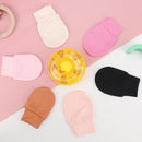 BQUBO 6 Pairs Newborn Baby Boys Girls Mittens 0-6 Months Unisex-Baby Infant Mittens Elastic No Scratch Wrist Gloves by TinyTreasures Baby Boutique
