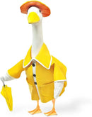 23 Inch Porch Goose Raincoat Outfit with Umbrella– Cement Goose Clothes for Porch Goose Statue, Waterproof Outdoor Goose Outfit for Lawn & Garden Decor by CozyNest Decor