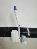 JEHONN Disposable Toilet Brush with 48 Wand Cleaner Refills, Wall Mounted Toilet Bowl Brush Holder Set, Bathroom Cleaning System for Sink Bathtub Wash Basin (Blue) by CozyNest Decor