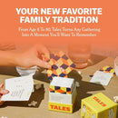 TALES 150 Conversation Cards, Family Edition, Perfect for Family Games for Adults, Teens, and Kids, Family Dinners, Game Nights, Gifts, Holidays, and Gatherings, Prompts for Meaningful Connections by TinyTreasures Baby Boutique