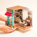 Rolife DIY Miniature Cafe House Kit for Adults to Build, Tiny House Making Kit with Furniture, Halloween/Christmas Decorations/Gifts by TinyTreasures Baby Boutique