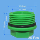 30 Pieces 3/4" PT Male Threaded PPR PPR End Cap Plug Pipe Fittings Garden Hose Irrigation Water Tubing Stopper Prevent Leakage Choke Plug by GreenHaven Gardens
