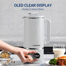 Joydeem JD-PB8200 Compact Blender with 10 Menus, Quiet Cooking Blender for Soymilk, Paste & Juice, 304 Stainless Steel, 12H Preset, 600ml by TinyTreasures Baby Boutique