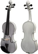 SKY Full Size VN202 Wood White Violin Beautiful Purfling with Brazilwood Bow and Lightweight Case by TinyTreasures Baby Boutique