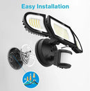 Olafus 100W LED Security Light Motion Sensor Outdoor Light, 2 Pack Motion Flood Light Dusk to Dawn, 9000LM Super Bright 6500K Exterior Motion Detector Floodlight for Garage Yard Porch Eave IP65, Black by GreenHaven Gardens