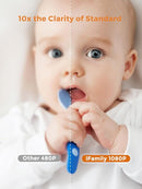 iFamily 7" Large Split Baby Monitor with 2 HD Cameras and Audio, 1080P HD Video Baby Monitor No WiFi,Hack Proof by TinyTreasures Baby Boutique