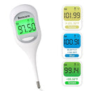 Boncare 9 Seconds Digital Basal Thermometer - Accurate Oral & Rectal Thermometer for Adults & Kids, Fever Alarm, Large Display (White) by TinyTreasures Baby Boutique