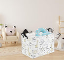 HIYAGON Baby Baskets kids Toy Basket for Boy and Girls Woodland Gift Basket Empty Cute Storage Bin Organizer Box Rectangular Animal Room Decor for Books(Animal) by TinyTreasures Baby Boutique