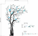 Large Watercolor Tree Wall Decals - Flower Tree Branch Wall Stickers - Bedroom Living Room Sofa TV Background Home Wall Decor by CozyNest Decor