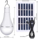 Solar Light Bulb Portable 350LM Solar Powered Camping Light Led Lantern Outdoor for Lamp Light Hiking Fishing Tent Indoor Shed Chicken Coop Hurricane Emergency with USB Chargeable by CozyNest Decor