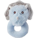 Bearington Collection Bearington Lil' Tracer Plush Stuffed Animal Dinosaur Soft Ring Rattle - 5.5 Inch - Dinosaur Rattle by TinyTreasures Baby Boutique
