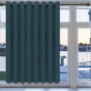 Easy-Going Blackout Door Curtains for Bedroom, Solid Thermal Insulated Grommet and Noise Reduction Window Drapes, Room Darkening Curtains for Living Room, 1 Panel (100x84 in, Bluestone) by CozyNest Decor