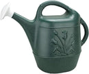 PMU 2 Gallon Watering Can - Garden Watering Can for Indoor & Outdoor Plants - Plastic Water Can with Detachable Sprinkler Head - Large Water Pot, Made in USA - Hunter Green Pkg/1 by GreenHaven Gardens