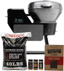 recteq Pellet Grill RT-B380X Bullseye Deluxe + Grilling Basics Bundle, WiFi Enabled Electric Pellet Smoker Grill, Wood Pellets, BBQ Outdoor, Smoke, Sear, and More by GreenHaven Gardens