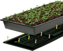 iPower 10" x 20" Warm Hydroponic Seedling Heat Mat and Digital Thermostat Control Combo Set for Seed Germination, Black by GreenHaven Gardens