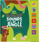 What A Noisy World - Sounds of Jungle - Auditory Interactive Books - Musical Toys for Toddlers 3-5 - Musical Book for Toddlers with 6 Different Sounds - Screen-Free Birthday Gifts by TinyTreasures Baby Boutique