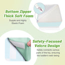 6-Piece Soft PU Leather Toddlers Climbing Toys, Baby Foam Climbing Blocks for Toddlers 3, Foam Play Gym Climbing Structures, Indoor Climb and Crawl Activity Play Set (Light Blue and Green) by TinyTreasures Baby Boutique