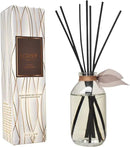 LOVSPA Reed Diffuser Set, Smoked Vanilla Scented Oil Diffuser with Sticks, Home Fragrance Accessories for Bathroom Shelf Decor, Aroma Diffusers for Home or Office Fall Decor, USA Made by CozyNest Decor