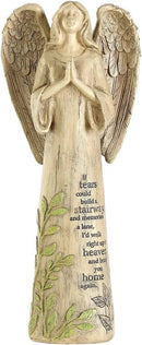 Topadorn Resin Statue Praying Angel Resin Figurines,Collectible Sculptures for Decorative,14" H by CozyNest Decor