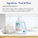 The Clean People Liquid Fabric Softener - Softens & Removes Static Cling - Vegan (50 Fl Oz, Fresh & Clean) by TinyTreasures Baby Boutique