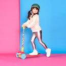 Jetson Character Kids Kick Scooter, LED Lights on Stem & Light-Up Wheels, Lightweight Frame, Height-Adjustable Handlebar, Lean-to-Steer System, Easy-Fold Mechanism by TinyTreasures Baby Boutique