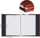 Inspirational Leather Photo Album,Magnetic Self-Stick Page Photo Album,Family Album,Hand Made DIY Albums Holds 3x5, 4x6, 5x7, 6x8 Photos (brown-always remember) by TinyTreasures Baby Boutique