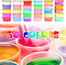 Slime Supplies Kit, 135 Pack Slime Making Kit 30 Crystal Slime, Glitter Jars, Charms, Sugar Paper, Foam Beads, Fishbowl Beads, Toy Cups, Slices, Air Dry Clay and Tools for Kids Girls by WINLIP by TinyTreasures Baby Boutique
