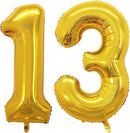 GOER Number 13 Balloons for 13th Birthday Sweet 13 Party Decorations,42 Inch Jumbo Foil Helium 31 Balloons for 31st Birthday Party Decoration (Gold) by TinyTreasures Baby Boutique